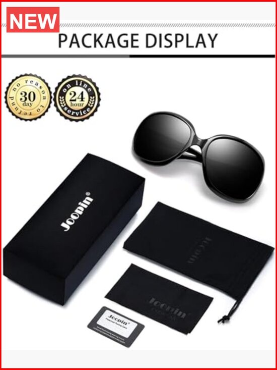 Oversized Polarized Sunglasses UV Protection Butterfly Driving